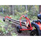 Vontatható rönkszállító