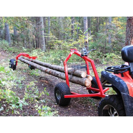 Vontatható rönkszállító