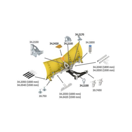 Oldalcsatlakozó: ( V-Plow G2 1500/1800 )