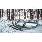 Ski sled: (platform Pótkocsi on skis)