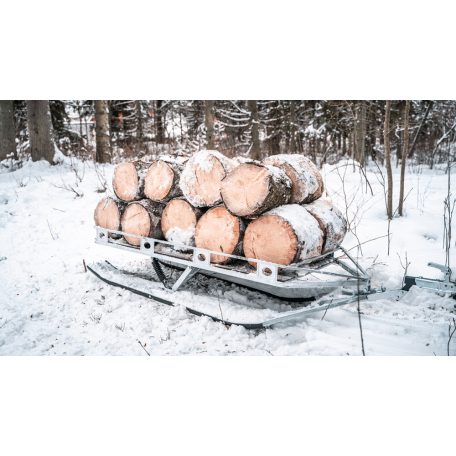 Ski sled: (platform Pótkocsi on skis)