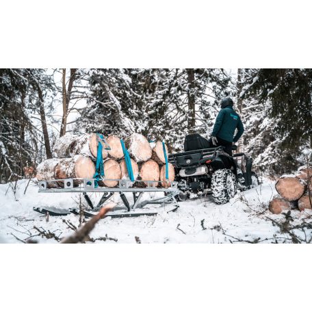 Ski sled: (platform Pótkocsi on skis)