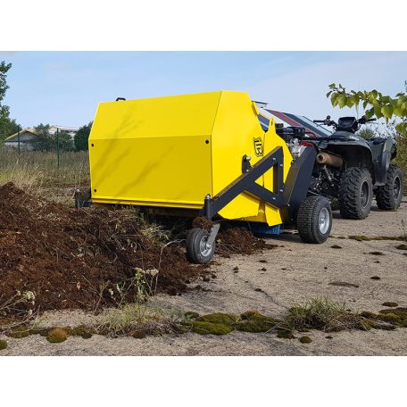 seprőgép gyűjtőtartállyal atv-hez utv-hez ( B&S 6,5hp )