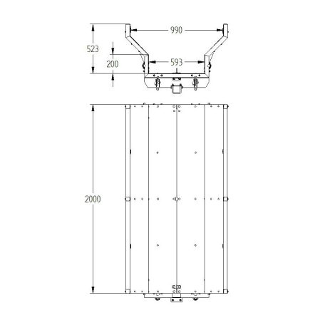 Iron Baltic Offroad PRO 1200 UTV, ATV, QUAD utánfutó / pótkocsi