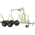 Iron Baltic IB 1200 rönkszállító utánfutó (R1A) rendszámozható