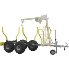   Iron Baltic IB 1200 rönkszállító utánfutó (R1A) rendszámozható