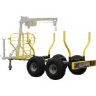 Iron Baltic IB 1200 rönkszállító utánfutó (R1A) rendszámozható