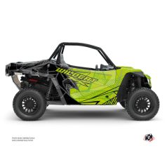   Karosszéria védő dekor matrica készlet  SSV ARCTIC CAT Requiem Fekete/Zöld Széria