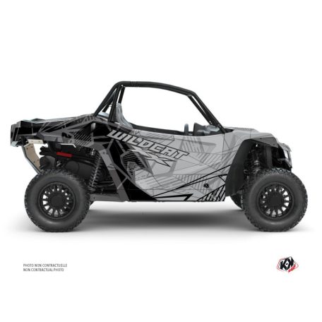 Karosszéria védő dekor matrica készlet  SSV ARCTIC CAT Requiem Fekete/Szürke Széria