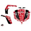   Karosszéria védő dekor matrica készlet  SSV CF MOTO Predator Piros Széria