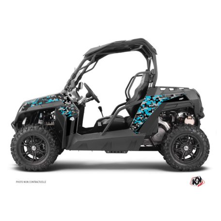 Karosszéria védő dekor matrica készlet  SSV CF MOTO Predator Türkiz Széria