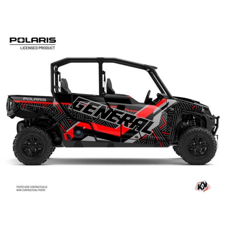 Karosszéria védő dekor matrica készlet  SSV POLARIS Epik Fekete Széria