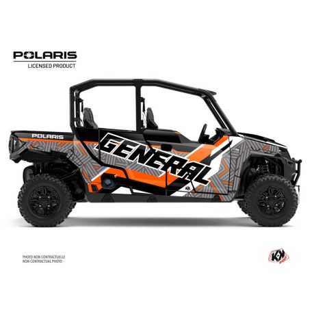 Karosszéria védő dekor matrica készlet  SSV POLARIS Epik Szürke Széria