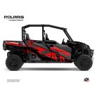 Karosszéria védő dekor matrica készlet  SSV POLARIS Stun Fekete Széria