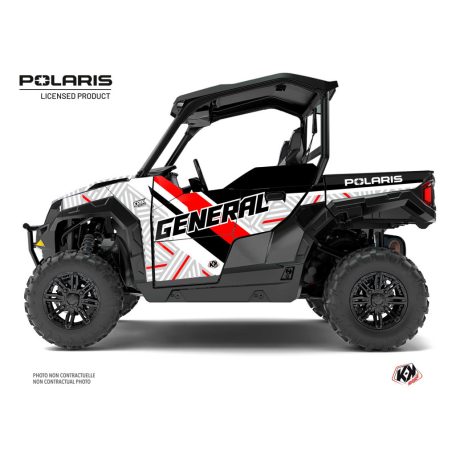 Karosszéria védő dekor matrica készlet  SSV POLARIS Epik Fehér Széria