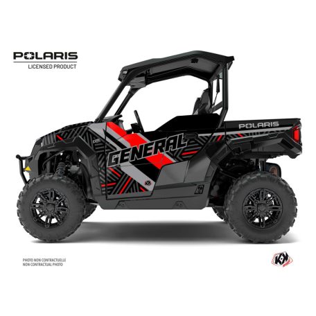 Karosszéria védő dekor matrica készlet  SSV POLARIS Epik Fekete Széria