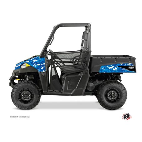 Karosszéria védő dekor matrica készlet  SSV POLARIS Predator Kék Széria
