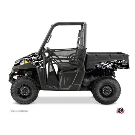 Karosszéria védő dekor matrica készlet  SSV POLARIS Predator Fekete Széria