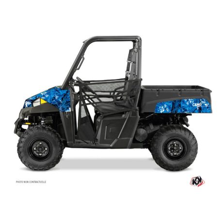 Karosszéria védő dekor matrica készlet  SSV POLARIS Camo Kék Széria