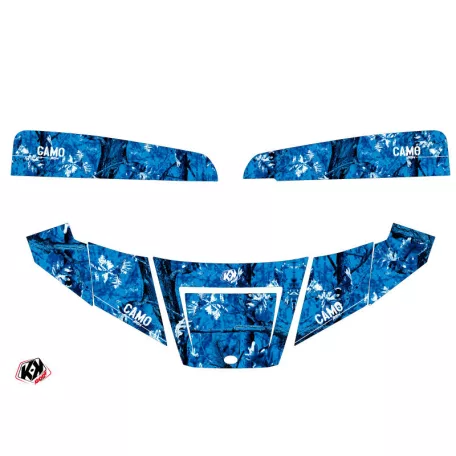 Karosszéria védő dekor matrica készlet  SSV POLARIS Camo Kék Széria