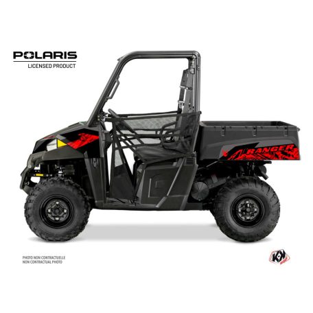 Karosszéria védő dekor matrica készlet  SSV POLARIS Chaser Piros Széria