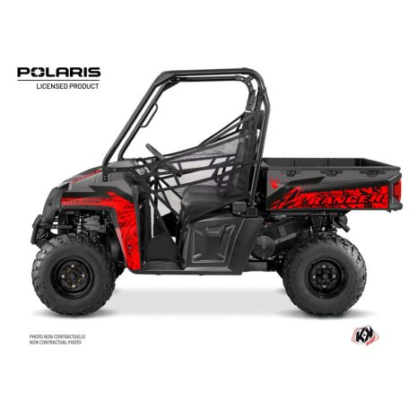 Karosszéria védő dekor matrica készlet  SSV POLARIS Chaser Piros Széria