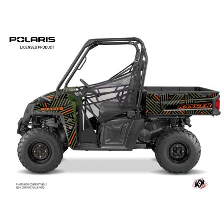 Karosszéria védő dekor matrica készlet  SSV POLARIS Epik Zöld Széria