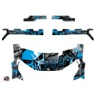 Karosszéria védő dekor matrica készlet  SSV POLARIS Evil Szürke/Kék Széria