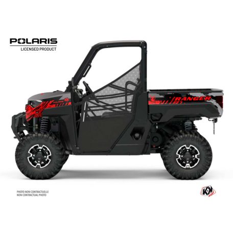 Karosszéria védő dekor matrica készlet  SSV POLARIS Chaser Piros Széria