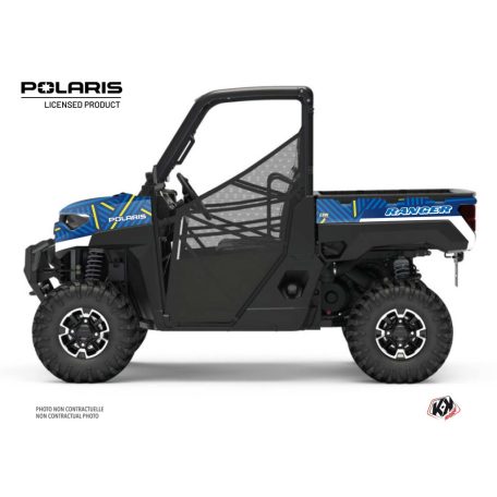 Karosszéria védő dekor matrica készlet  SSV POLARIS Epik Kék Széria