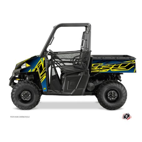 Karosszéria védő dekor matrica készlet  SSV POLARIS Eraser Neon Kék Széria