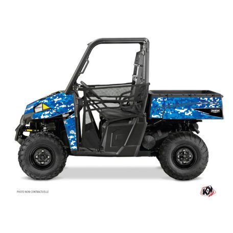 Karosszéria védő dekor matrica készlet  SSV POLARIS Predator Kék Széria