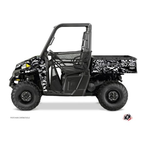 Karosszéria védő dekor matrica készlet  SSV POLARIS Predator Fekete Széria