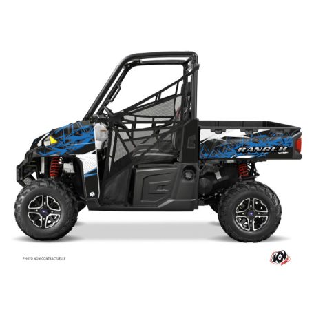 Karosszéria védő dekor matrica készlet  SSV POLARIS Action Kék Széria