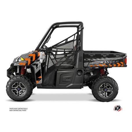 Karosszéria védő dekor matrica készlet  SSV POLARIS Lifter Narancsszínű Széria