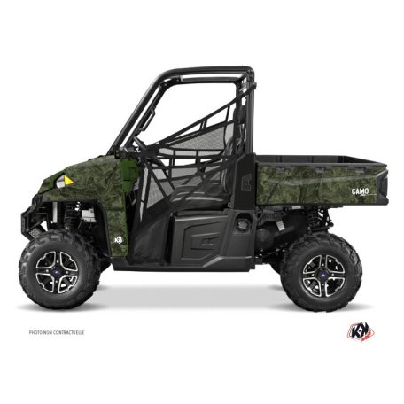 Karosszéria védő dekor matrica készlet  SSV POLARIS Camo Zöld Széria
