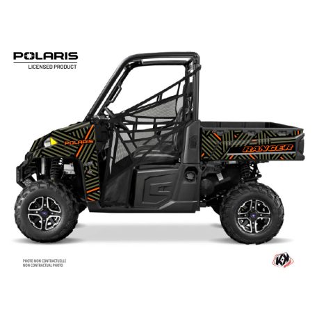 Karosszéria védő dekor matrica készlet  SSV POLARIS Epik Zöld Széria