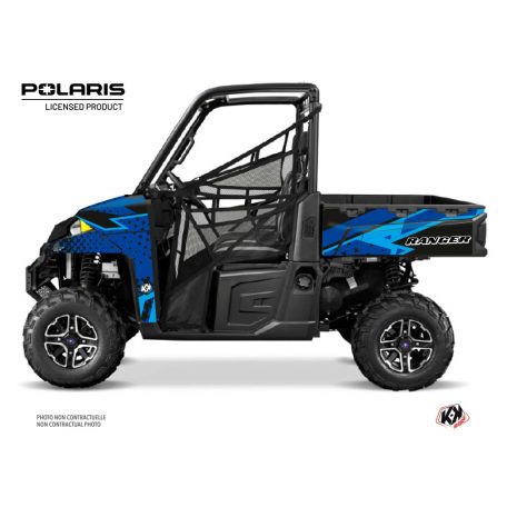 Karosszéria védő dekor matrica készlet  SSV POLARIS Stun Kék Széria