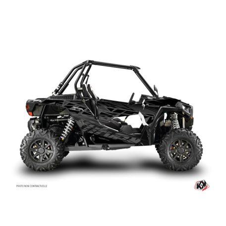Karosszéria védő dekor matrica készlet  SSV POLARIS Eraser Fekete/Szürke Széria