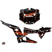   Karosszéria védő dekor matrica készlet  SSV POLARIS Squad Szürke/Narancsszínű Széria