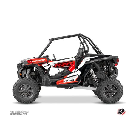 Karosszéria védő dekor matrica készlet  SSV POLARIS Key Piros Széria