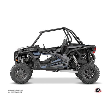 Karosszéria védő dekor matrica készlet  SSV POLARIS Titanium Szürke Széria