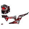   Karosszéria védő dekor matrica készlet  SSV POLARIS Evil Szürke/Piros Széria