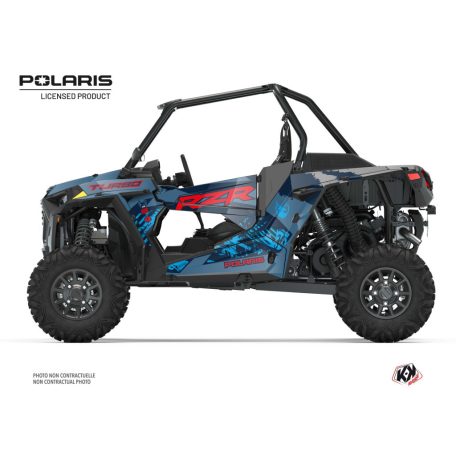 Karosszéria védő dekor matrica készlet  SSV POLARIS Chaser Kék Széria