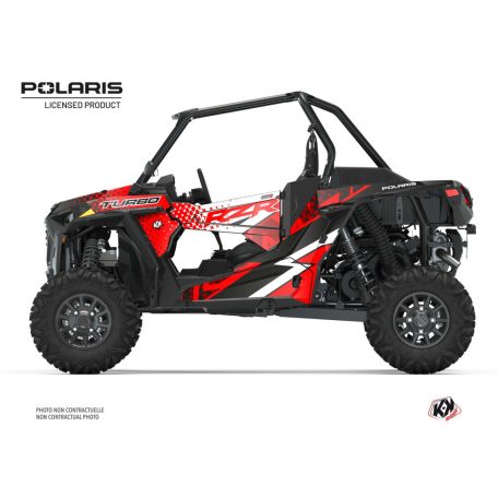 Karosszéria védő dekor matrica készlet  SSV POLARIS Stun Piros Széria