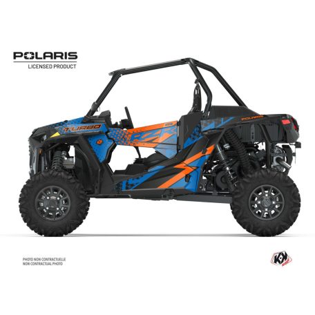 Karosszéria védő dekor matrica készlet  SSV POLARIS Stun Kék Széria