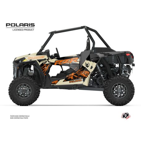 Karosszéria védő dekor matrica készlet  SSV POLARIS Chaser Homokszínű Széria