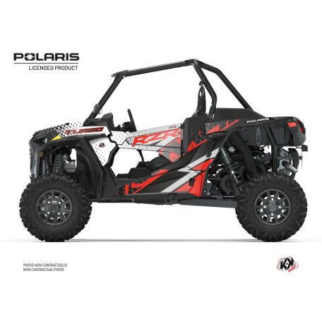 Karosszéria védő dekor matrica készlet  SSV POLARIS Stun Fehér Széria