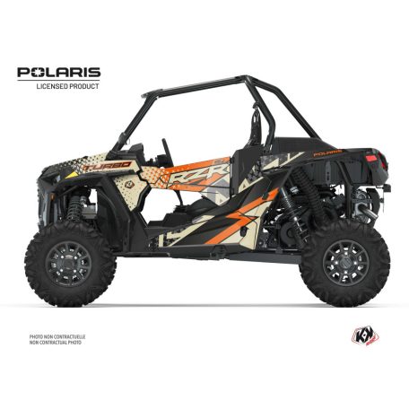 Karosszéria védő dekor matrica készlet  SSV POLARIS Stun Homokszínű Széria