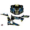   Karosszéria védő dekor matrica készlet  SSV POLARIS Abstract Kék/Sárga Széria